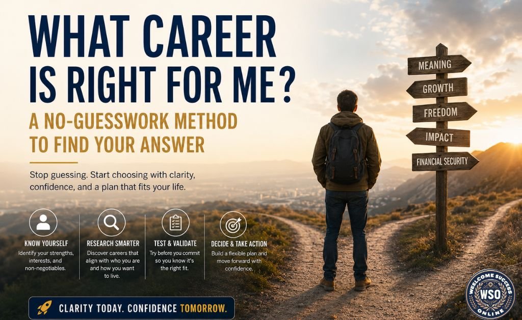 What Career Is Right for Me? A No-Guesswork Method to Find Your Answer