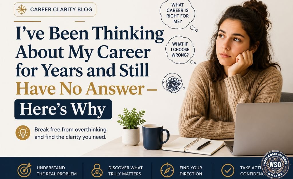 I've Been Thinking About My Career for Years and Still Have No Answer—Here's Why