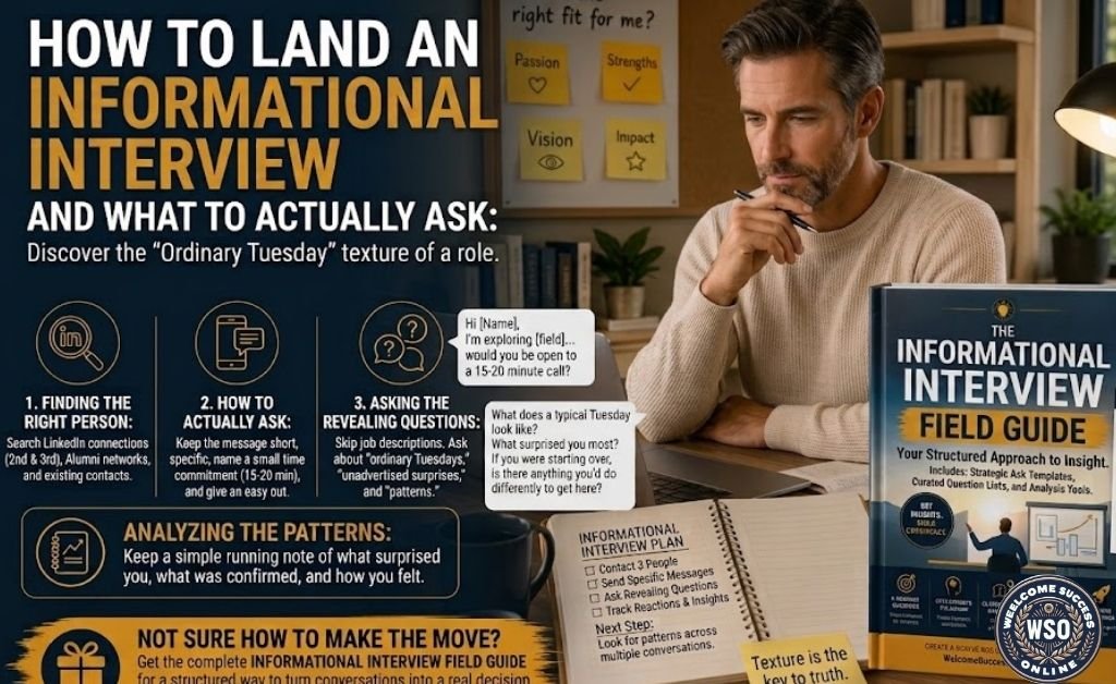 How to Get an Informational Interview (And What to Actually Ask)